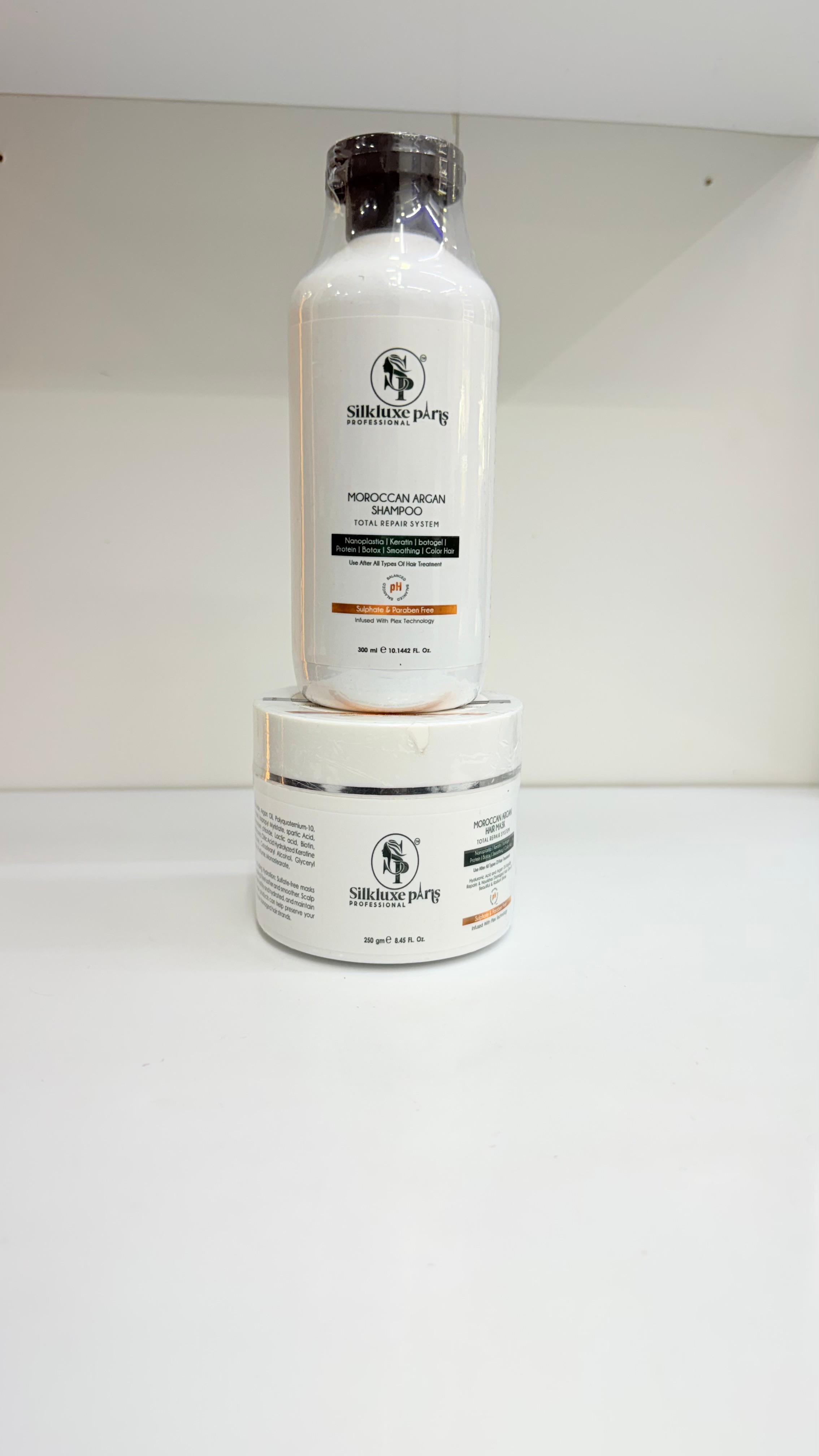 Silkluxe Paris Moroccan Argan Hair Therapy Trio